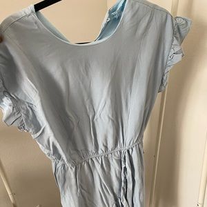 Blue ruffle dress!
